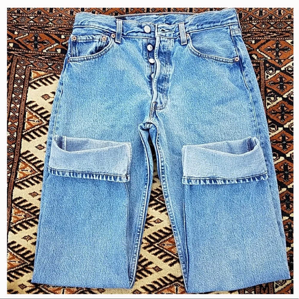 Levi’s 501 Vintage buttonfly high waisted jeans